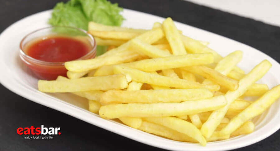 bottleneck fries - ridge cut french fry, brew city fries, skin on fries, how to fry french fries, how to make french fries in air fryer